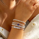 Chunky 5mm Ball Bracelet Sterling Silver