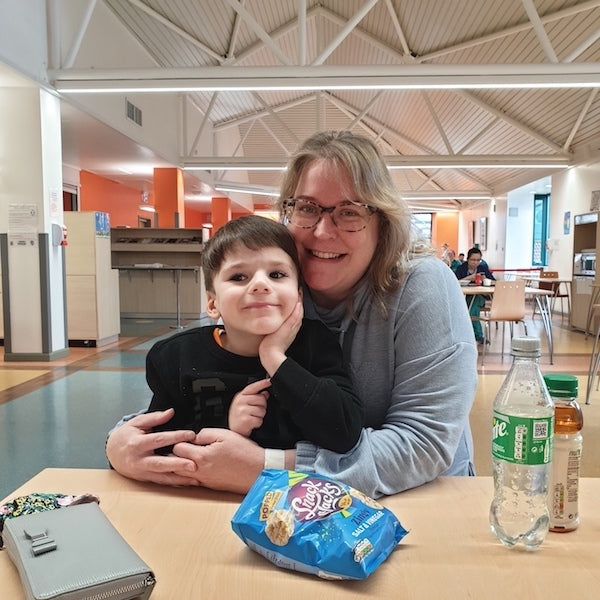 Lizzie Corsby and son Harrison