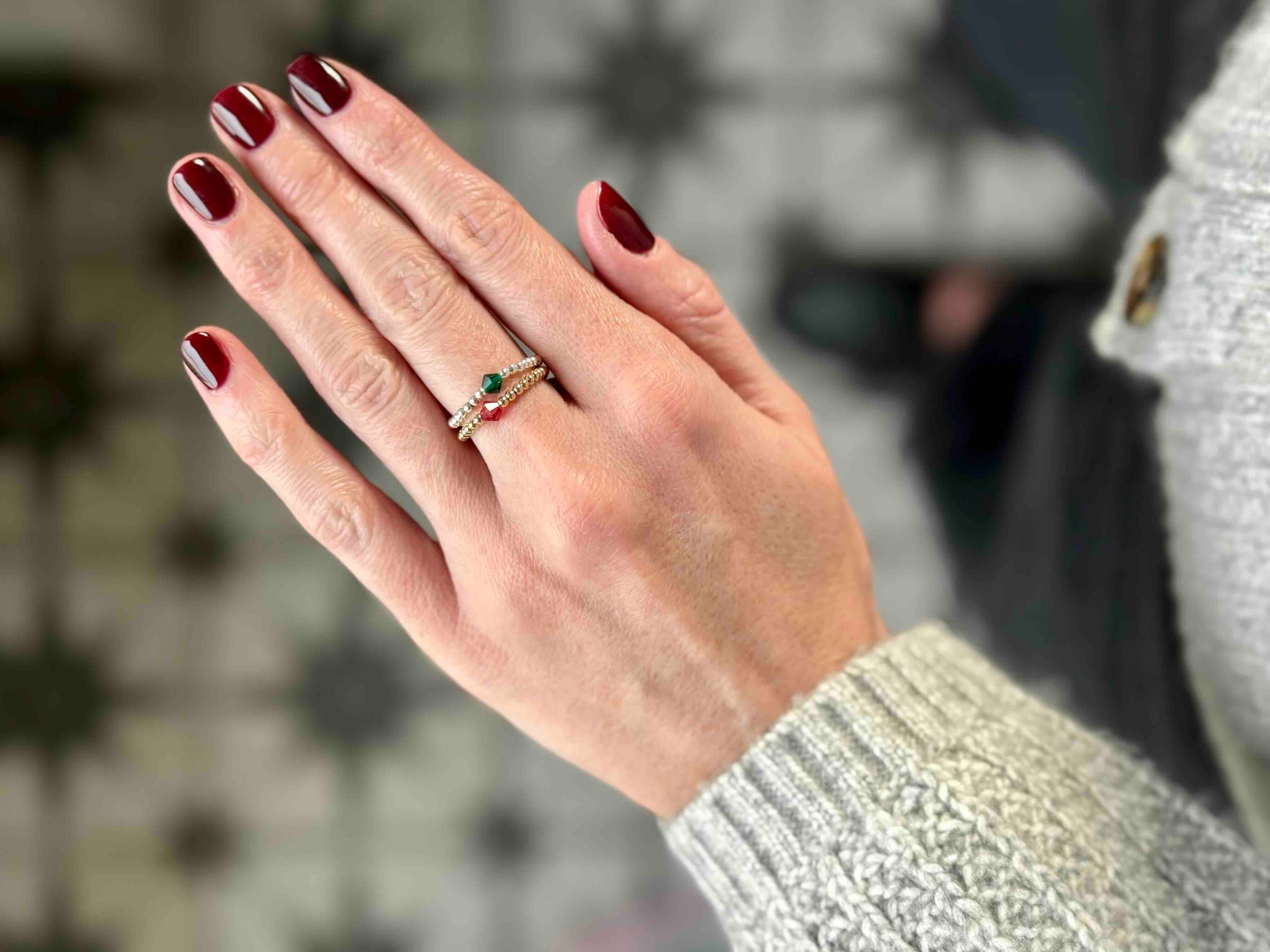 Birthstone rings