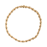 Clementine - orange toned crystal bracelet