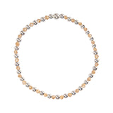 Clementine - orange toned crystal bracelet