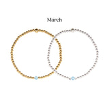 Birthstone Bracelet (Single Month)