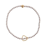 Heart charm bracelet