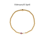 Birthstone Bracelet (Multiple Months)