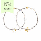 2 x 'You're a star' charm bracelets