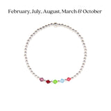 Birthstone Bracelet (Multiple Months)