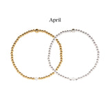 Birthstone Bracelet (Single Month)