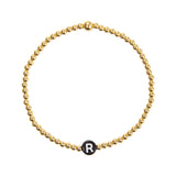 Single initial bracelet
