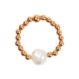 Pearl stretch ring