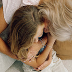 Charm bracelet on grandmother