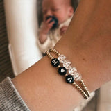 Personalised gold-filled bracelet