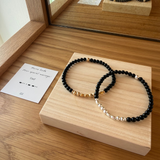 Dad Morse code bracelet for men
