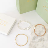 The Petal bracelet (pearl flower bead)