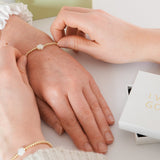 The Petal bracelet (pearl flower bead)