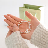 The Petal bracelet (pearl flower bead)