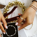 Pearl star ring