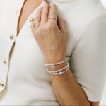 pearl flower bracelet 