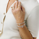 pearl flower bracelet 