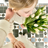 Kid's Petal bracelet (pearl flower)