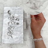 Bride's luxe personalised bracelet