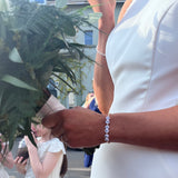 Bride's date bracelet - personalised