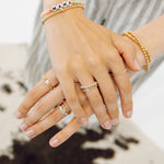beaded stretch rings 
