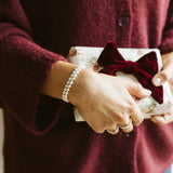 Chunky pearl beaded bracelet