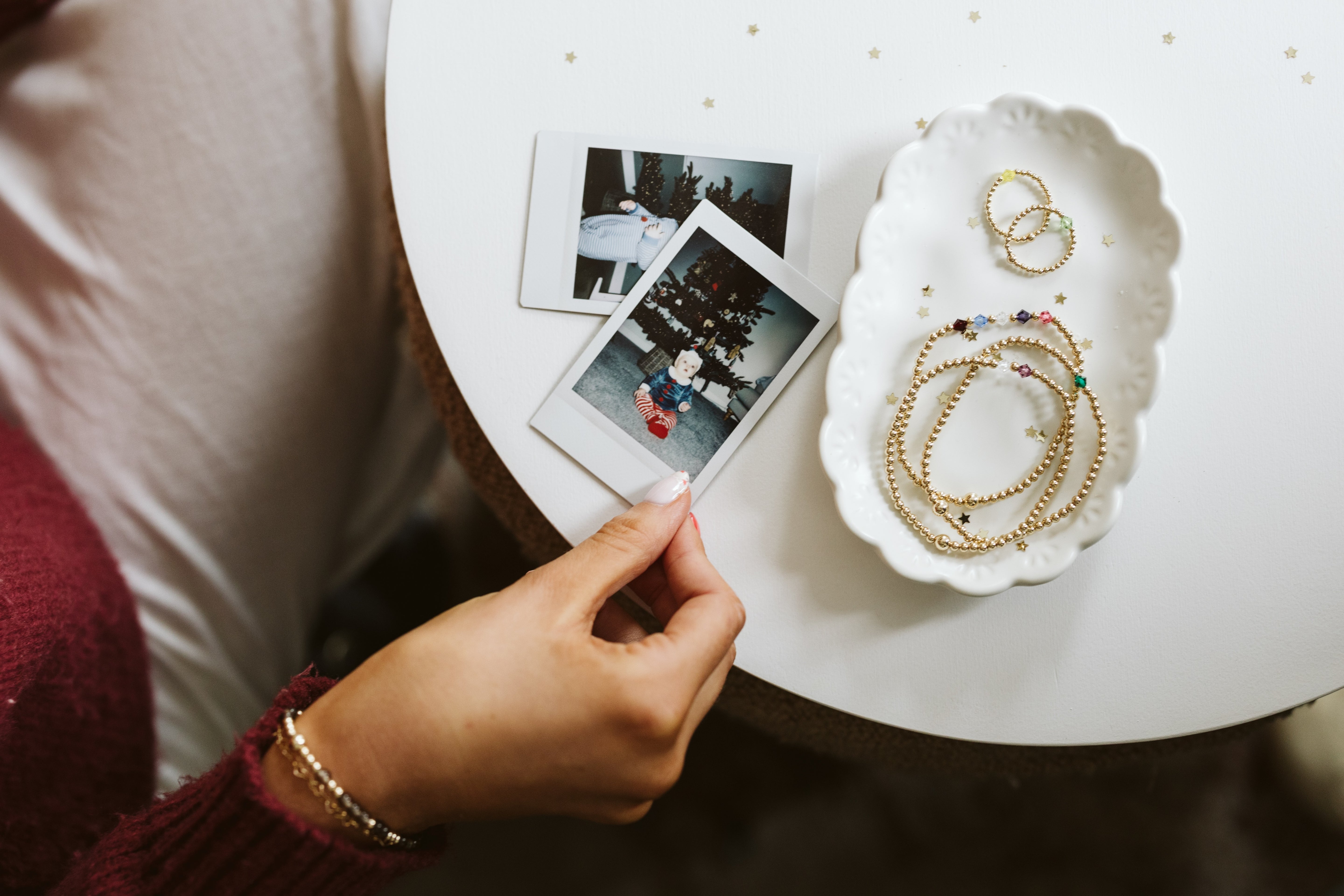 Birthstone bracelets and rings 