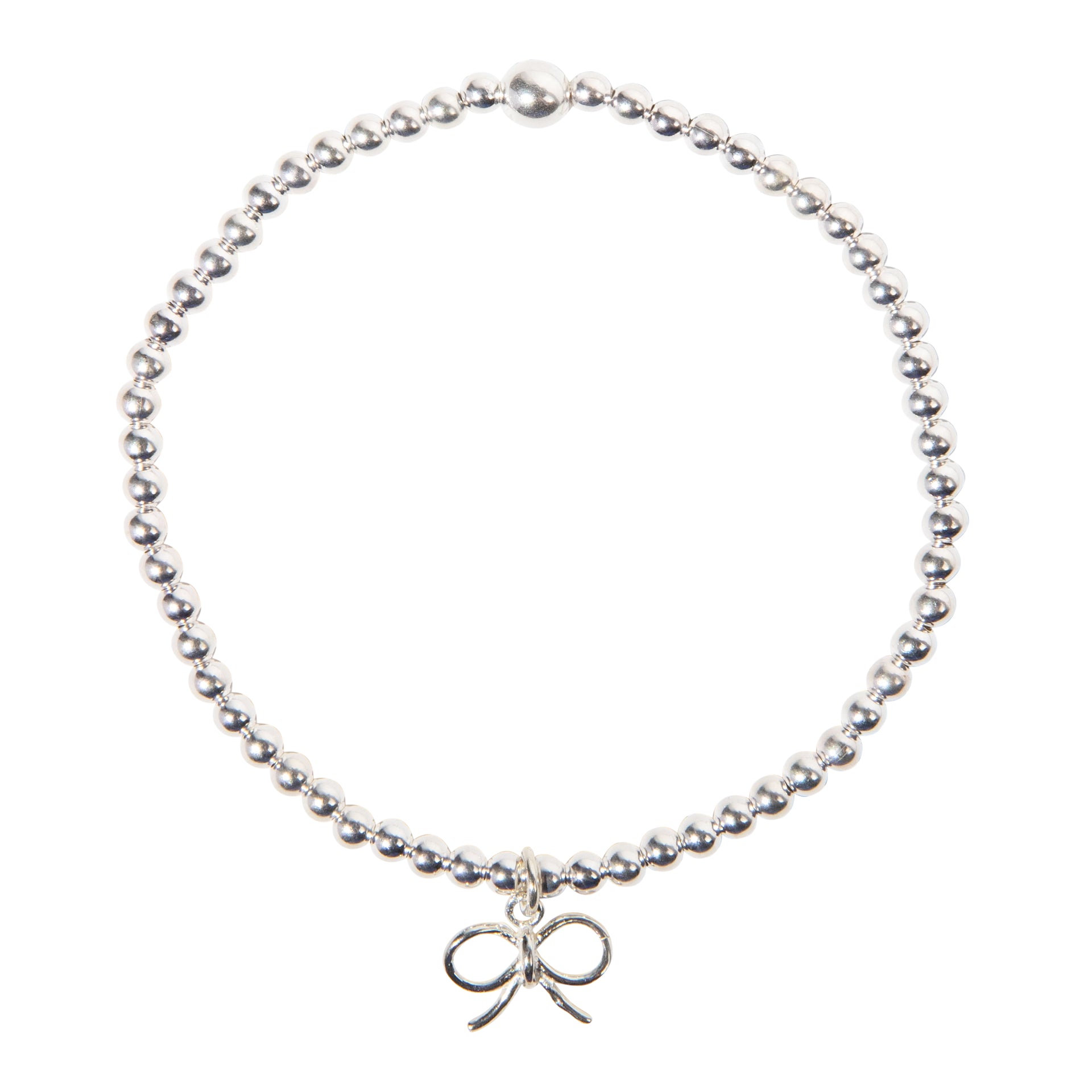 Bow charm bracelet – Ivy Gold Bracelets