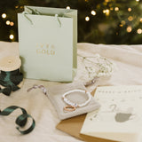 Gift set - White bracelet and ring set