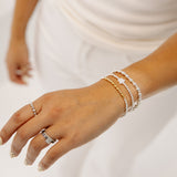 sterling silver morse code bracelet
