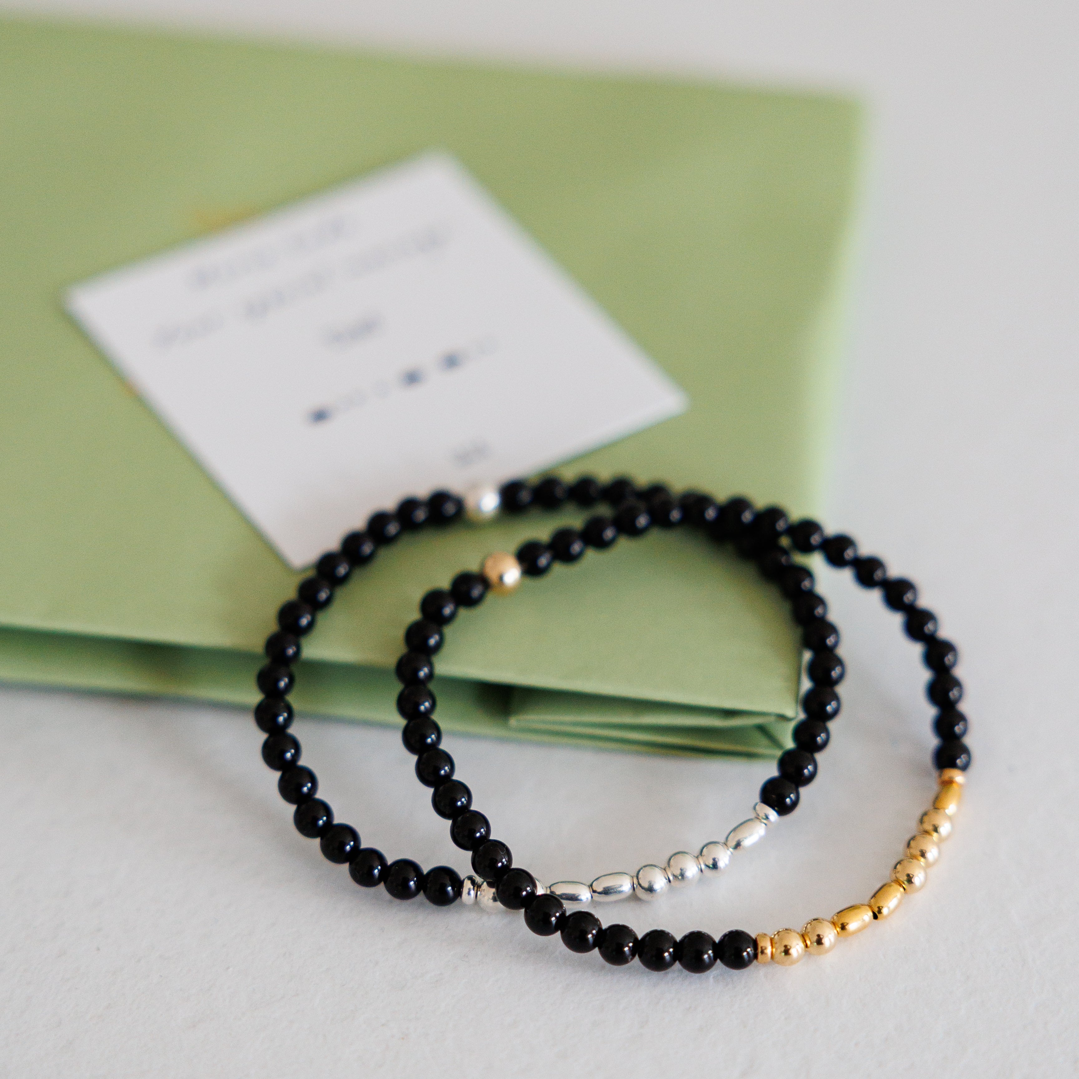 men's morse code bracelet silver and gold