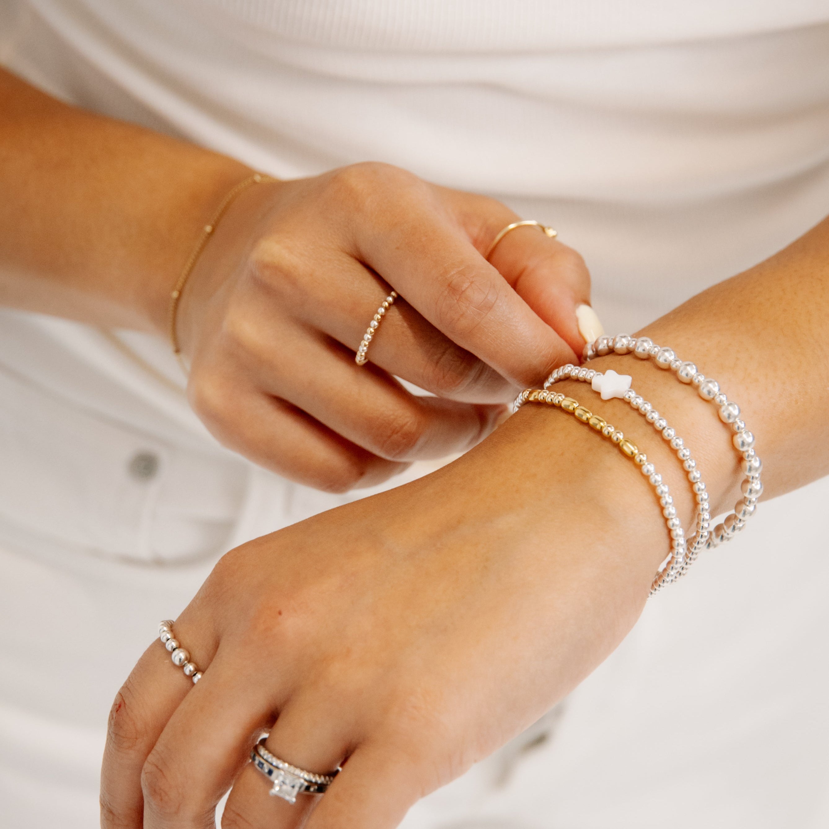 Morse code love bracelet