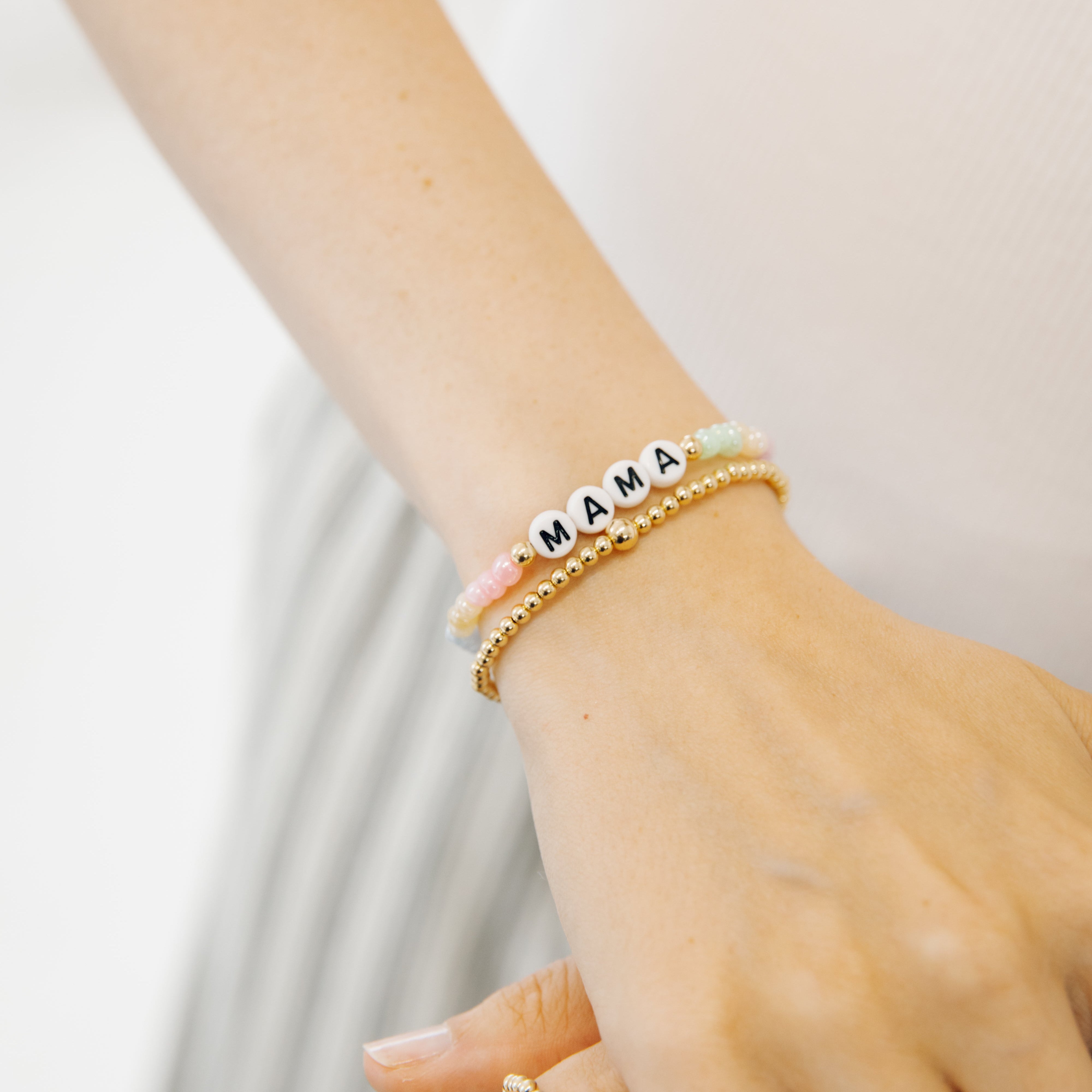 pastel personalised bracelet 