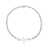 Faith Bracelet - Pearl Cross