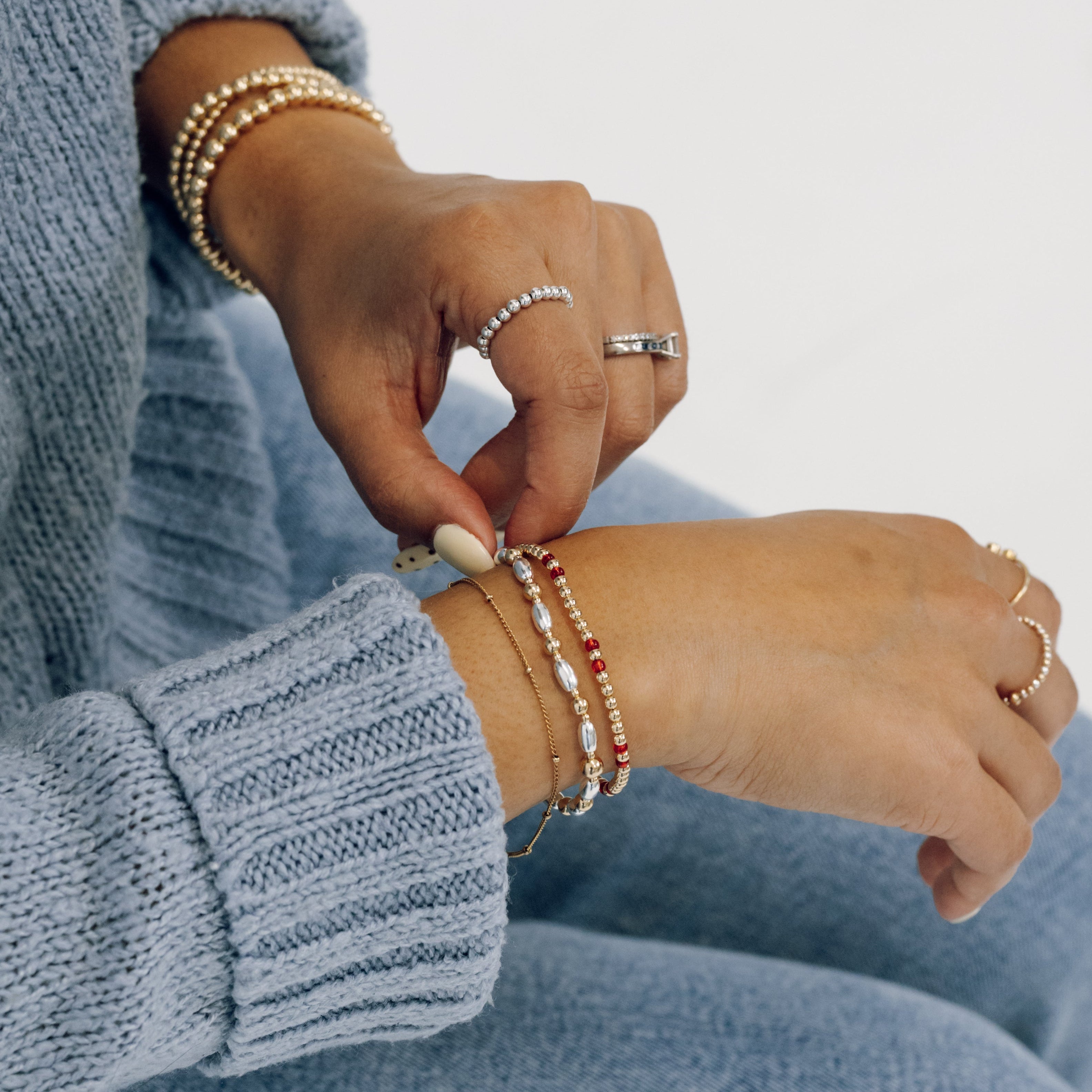 red bead bracelets
