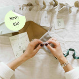 Personalised Gift set - Sterling silver bracelet, ring and earrings