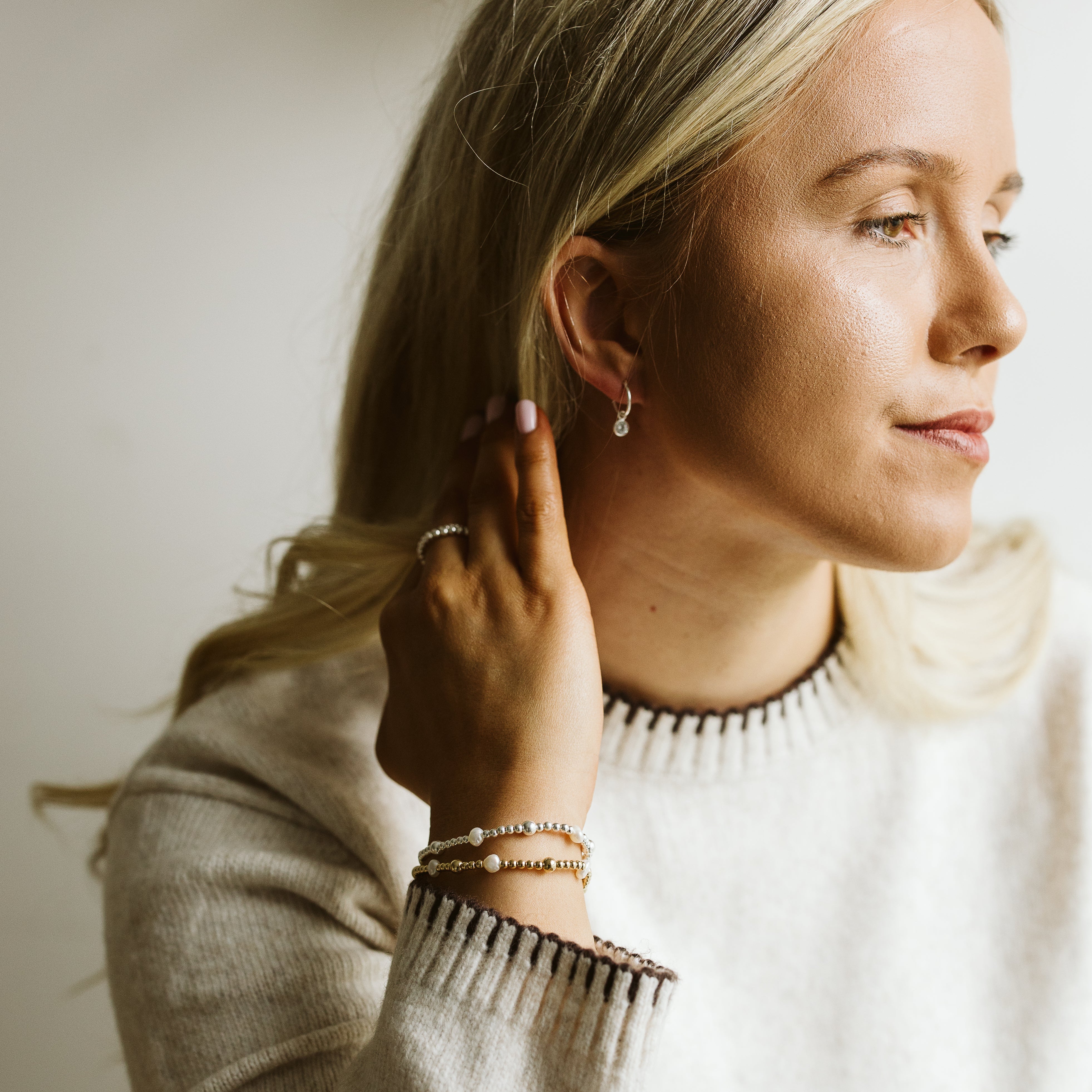sparkle hoop earrings 