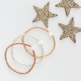 Mother of Pearl Star Bracelet (Gold / rose gold / sterling silver)