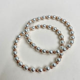 The Kathryn Bracelet, Mixed Metal, Rose Gold & Sterling Silver