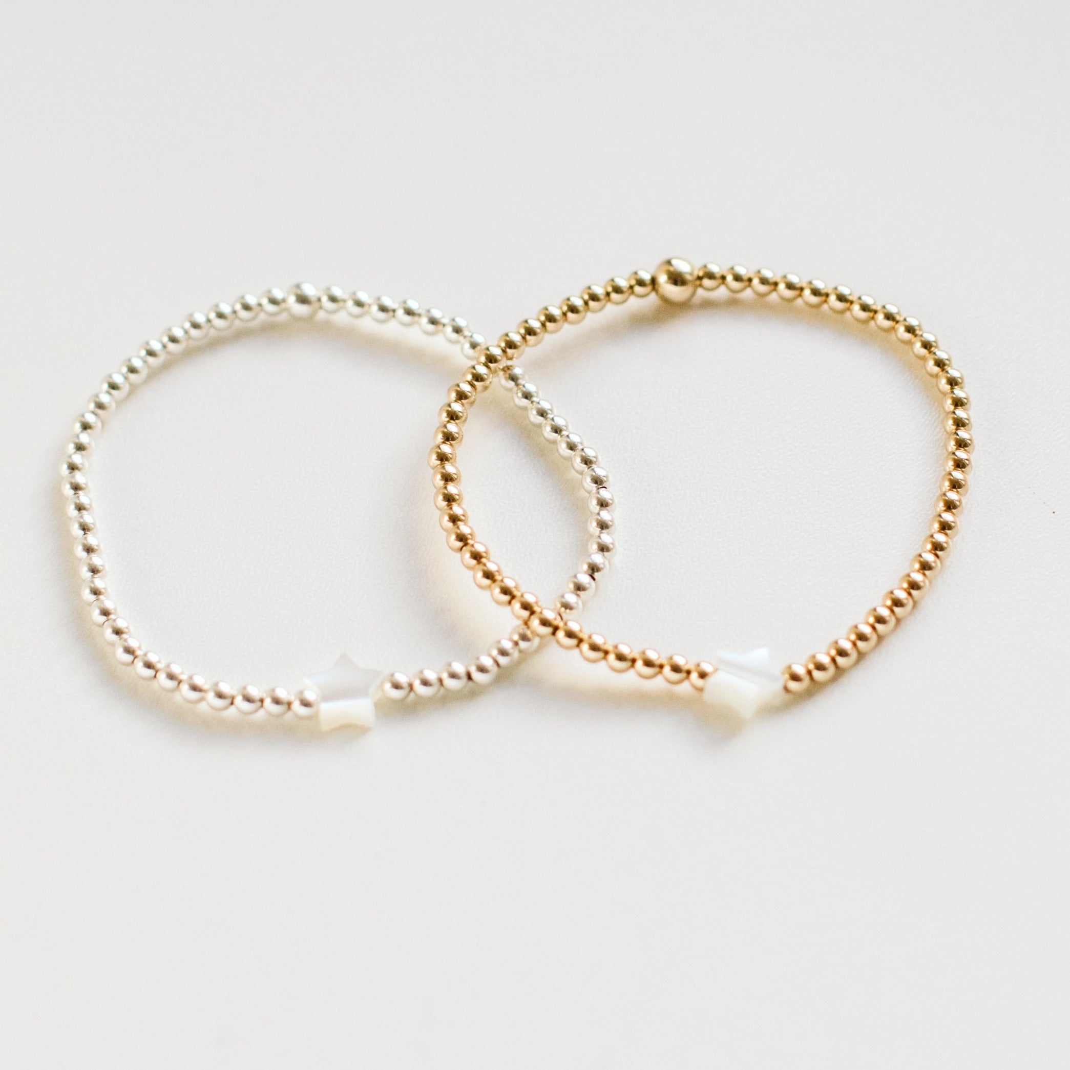 Mother of Pearl Star Bracelet (Gold / rose gold / sterling silver) – Ivy &  Gold Bracelets