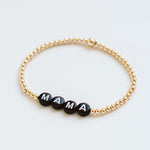 Personalised gold-filled bracelet 